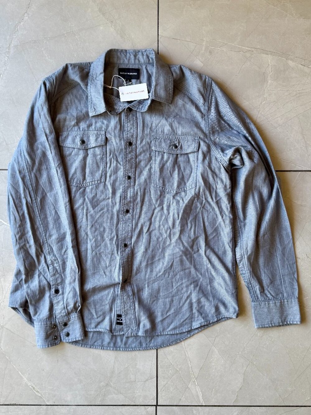 Lucky Brand Men's Western Shirt, Size Large